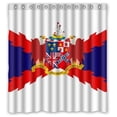 thumbnail image 1 of GreenDecor Alabama State Flag Waterproof Shower Curtain Set with Hooks Bathroom Accessories Size 66x72 inches, 1 of 2