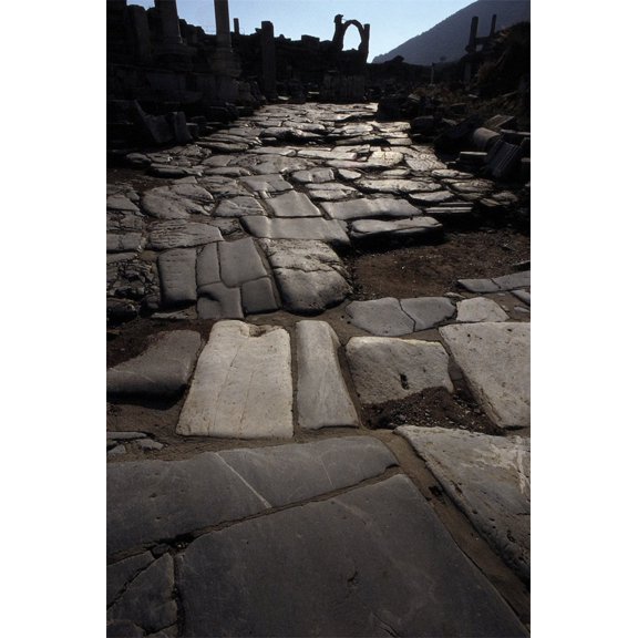 GreenDecor Backdrop 5x7ft Photography Background Stone Way Road Historical Artistic Personalized Photo Shooting Background Backdrop for Video Photo Studio Props