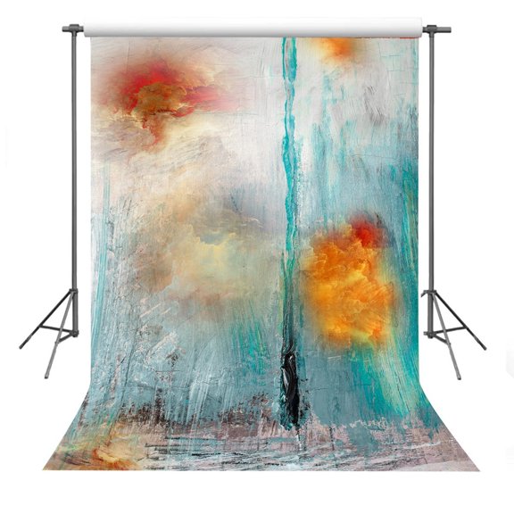 GreenDecor Background 5x7ft Broken Colorful Wall Photography Backdrop Studio Photo Shooting Props