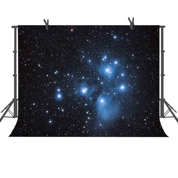 GreenDecor Background 7x5ft Night Starry Sky Photography Backdrop Studio Photo Props