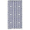 thumbnail image 1 of GreenDecor Blue Geometric Waterproof Shower Curtain Set with Hooks Bathroom Accessories Size 36x72 inches, 1 of 2