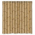 thumbnail image 1 of GreenDecor Brown Bamboo Waterproof Shower Curtain Set with Hooks Bathroom Accessories Size 66x72 inches, 1 of 2