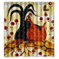 thumbnail image 1 of GreenDecor Flawless Whimsical Farm Animals Waterproof Shower Curtain Set with Hooks Bathroom Accessories Size 66x72 inches, 1 of 2