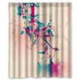 thumbnail image 1 of GreenDecor Galaxy Nexus Abstract Pink Digital Waterproof Shower Curtain Set with Hooks Bathroom Accessories Size 66x72 inches, 1 of 2