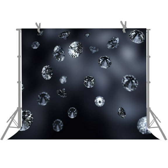 GreenDecor Gift Photo Background 7x5ft Diamond Photography Backdrop Studio Props