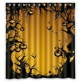 thumbnail image 1 of GreenDecor Halloween Es Waterproof Shower Curtain Set with Hooks Bathroom Accessories Size 66x72 inches, 1 of 2