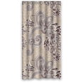 thumbnail image 1 of GreenDecor Hipster Beige Brown Oriental Iranian Paisley Swirls Waterproof Shower Curtain Set with Hooks Bathroom Accessories Size 36x72 inches, 1 of 2