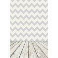 thumbnail image 1 of GreenDecor Light Grey Chevron Background Cloth for Photography 5x7ft Wood Photography Backdrops White, 1 of 3