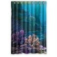 thumbnail image 1 of GreenDecor Nature Waterproof Shower Curtain Set with Hooks Bathroom Accessories Size 48x72 inches, 1 of 2