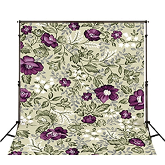 GreenDecor Photography Backdrop 5x7ft European Flower Studio Background for Kids Digital Newborn Photography Props