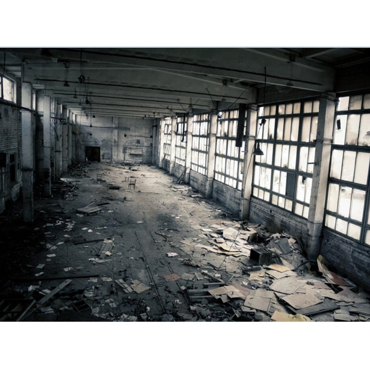 GreenDecor Photography Backdrop Industrial 5x7ft Dilapidated Factory ...