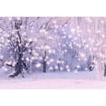 thumbnail image 1 of GreenDecor Photography Background Backdrop 7x5ft Winter Outdoor Photo Background Backdrop Christmas Purple Forest Backdrops, 1 of 3