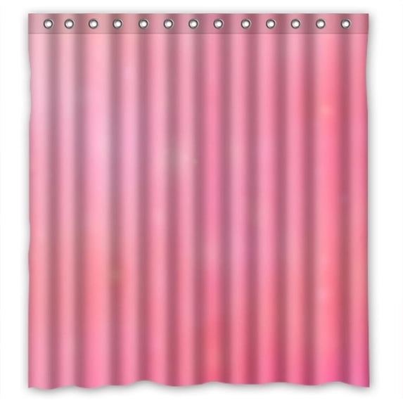 GreenDecor Pink Dreamy Es Waterproof Shower Curtain Set with Hooks Bathroom Accessories Size 66x72 inches
