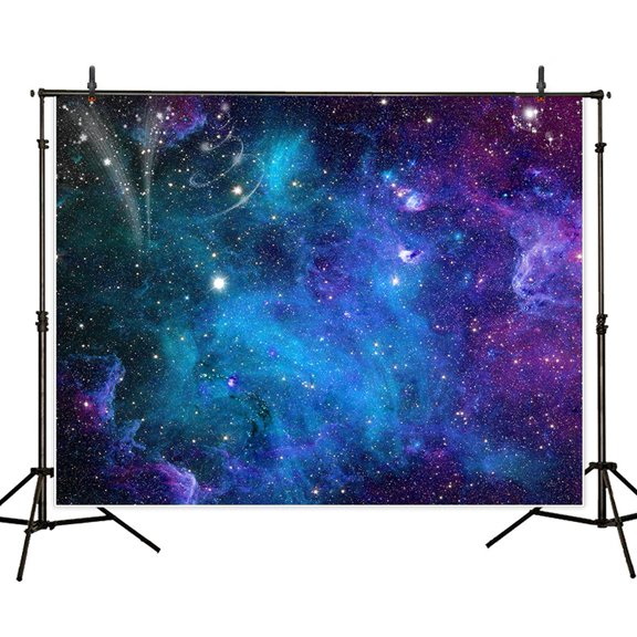 GreenDecor Starry Sky Bokeh Photography backdrop Starry Sky Universe Glitter Photo Studio Background For Baby Shower Child Shooting
