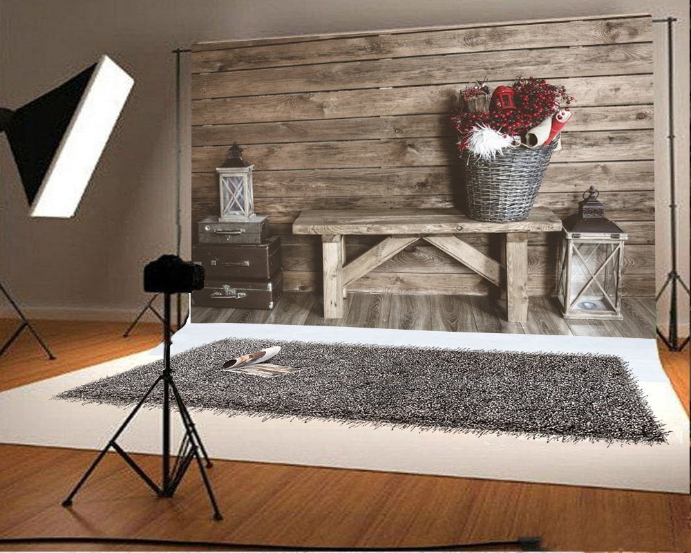 GreenDecor Vintage Wood Backdrop 7x5ft Photography Backdrop Retro Case ...