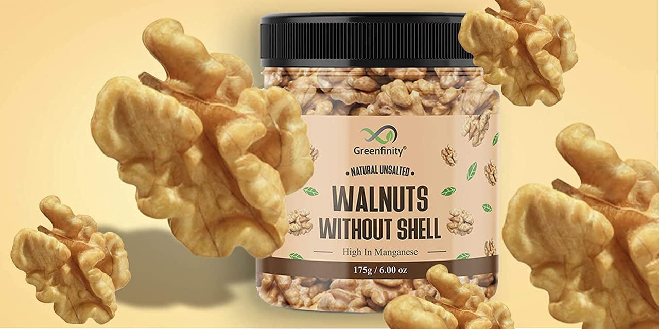GreenFinity Fresh Walnut Kernels Akhrot Giri Walnut Without Shell