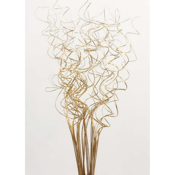 GreenFloralCrafts Sparkle Curly Ting, 2 - 2.5 Feet Tall Stems