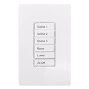 GreenGate RC-6TSB-P4-W Digital Room Controller Switch, RC-System, 6-Button, White
