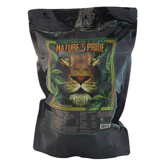GreenGro Nature's Pride Veg Plant Fertilizer w/ Biochar & Mycorrhizae, 5 Pound