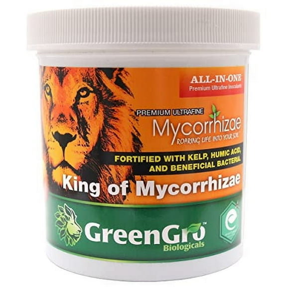 GreenGro Premium Ultrafine Myco - Mycorrhizal Inoculant & Water Soluble Root Enhancer from Superior Strains/Improves Nutrient Uptake & Eases Transplant/Indoor & Outdoor Plant Fertilizer (4 oz)