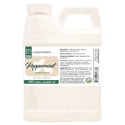 GreenHealth Peppermint Essential Oil, 16 fl oz   100% Pure Essential Oil, Aromatherapy Grade   Space-Saving FDA-Compliant Jug with Child-Resistant Cap