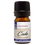 GreenHealth Cade Essential Oil 5 ml Amber Glass Bottle with Euro Dropper