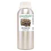 GreenHealth Dill Seed   8 fl oz 237 ml Aluminum Bottle w/Plug Cap   100% Pure Essential Oil