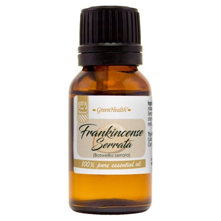 GreenHealth Frankincense Serrata Essential Oil 1/2 fl oz (15 ml) Glass Bottle with Euro Dropper