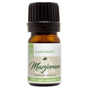 GreenHealth Marjoram Essential Oil 1/6 fl oz 5 ml Glass Bottle with Euro Dropper