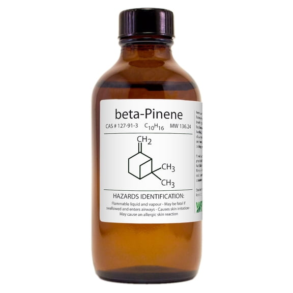 GreenHealth beta-Pinene 4 fl oz Amber  Glass Bottle with Cap