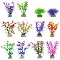 thumbnail image 1 of GreenJoy Aquarium Decorations Accessories - Artificial Fish Tank Decor Kit for Plastic Plants 4.92in, 1 of 7