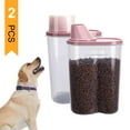 thumbnail image 1 of GreenJoy Pet Food Container Dog Cat Food Storage with Measuring Cup GreenJoy 2 Pack 2lb/2.5L, 1 of 7
