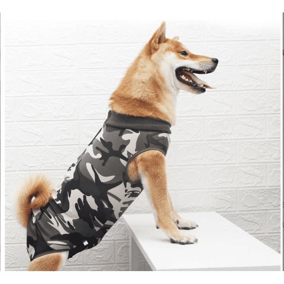 GreenJoy Recovery Suit for Dog, Cat Abdominal Wounds, Pet Surgery Recovery Snugly, Cone & Collars