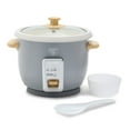 thumbnail interactive-video image 1 of GreenLife 3 Cup Non Stick Electric Rice Cooker, Quartz Grey, 1 of 8