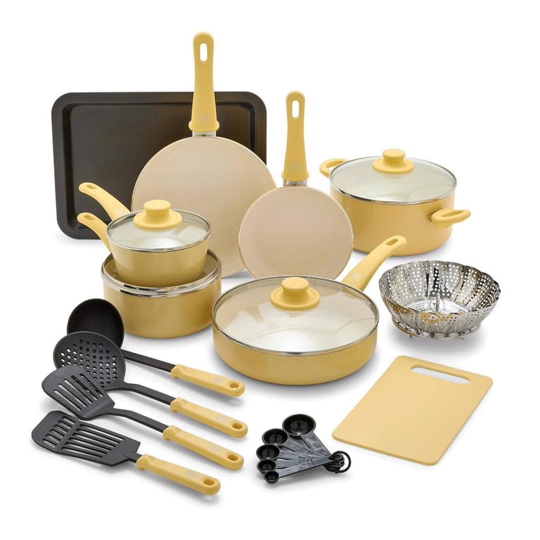 Free Shipping! GreenLife 18-Piece Ceramic Nonstick Cookware Set