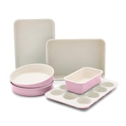 GreenLife 6-Piece Ceramic Nonstick Baking Set, Pink