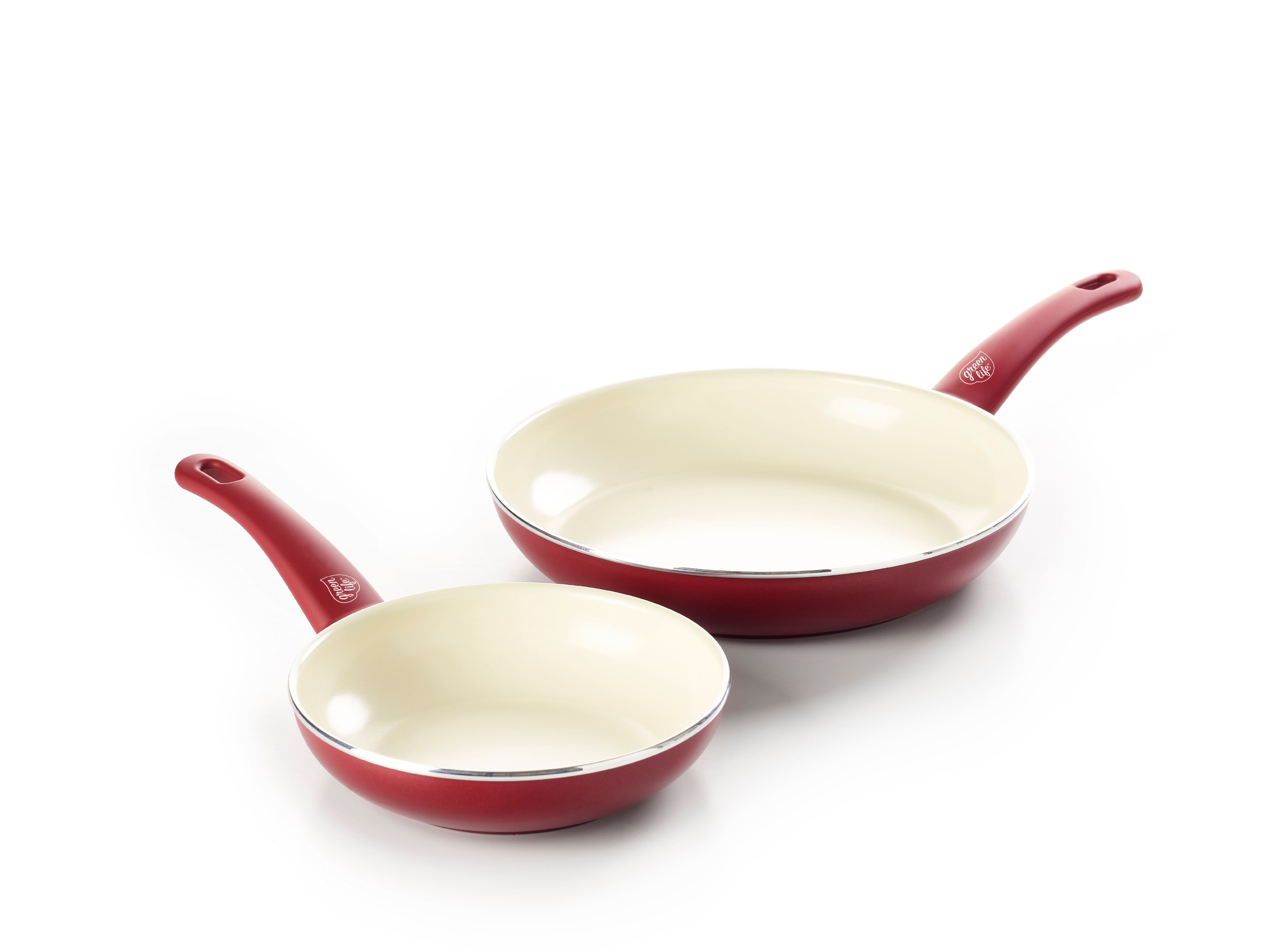 GreenLife Ceramic Non-Stick 7" and 10" 2 Piece Fry Pan Set - image 1 of 8
