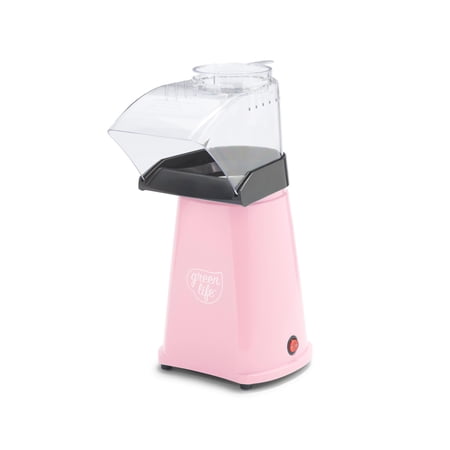 GreenLife Electric Popcorn Maker, Hot Air Popper, Pink
