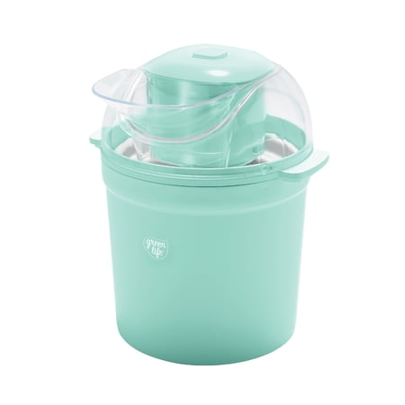 GreenLife Healthy Ceramic Nonstick 1.5QT Express Ice Cream Maker, Turquoise