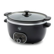 GreenLife 6qt Healthy Ceramic Nonstick Slow Cooker | Black