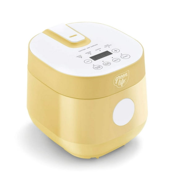 GreenLife Rice Cooker | Butter Yellow