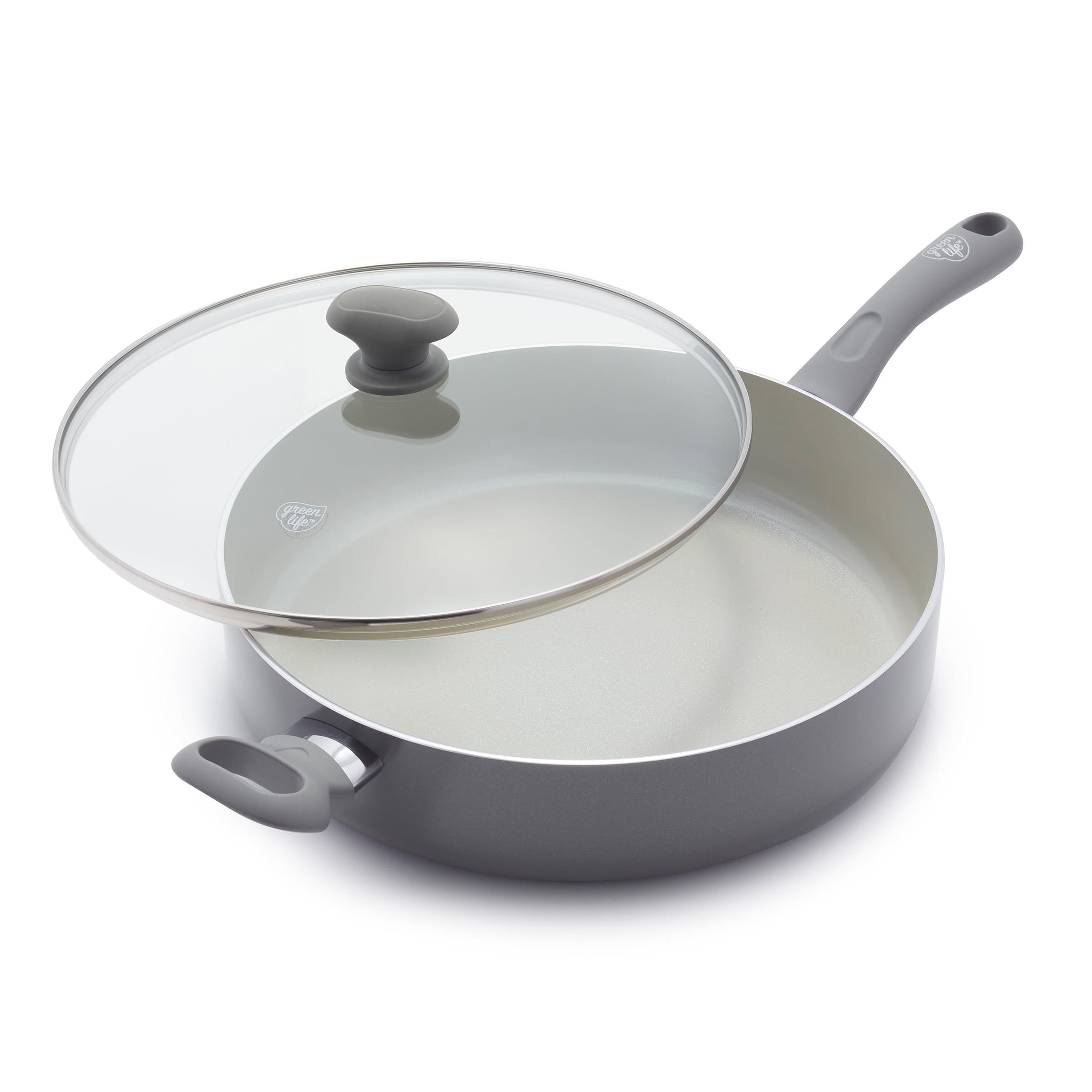 GreenPan SearSmart™ Healthy Ceramic Nonstick Saute Pan With Lid, 5Qt