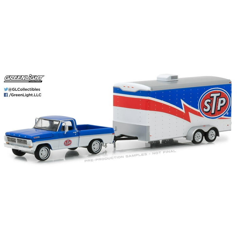GreenLight 1:64 Hitch & Tow Series 12 1970 Ford F-100 and Enclosed
