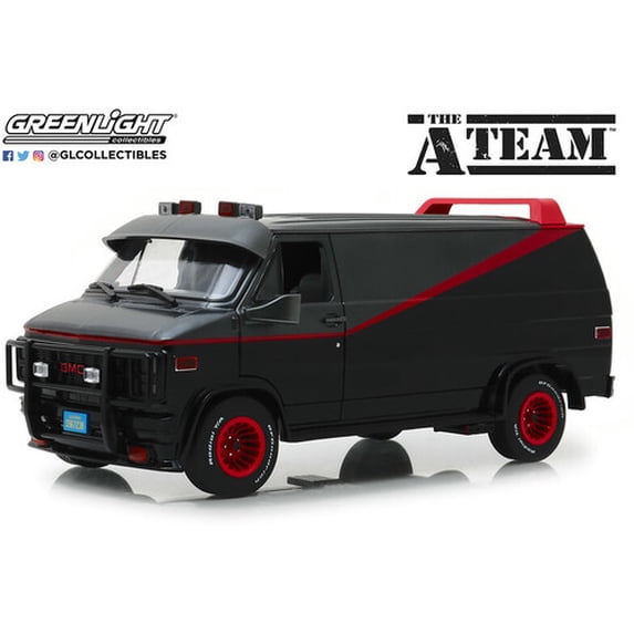 GreenLight Collectibles - 1:18 The A-Team (1983-87 TV Series) - 1983 GMC Vandura, Greenlight Collectib, Gifts