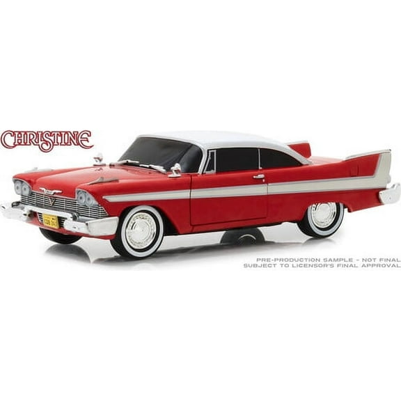 GreenLight Collectibles - 1:24 Christine (1983) - 1958 Plymouth Fury(Evil Version with Blacked Out Windows), Greenlight Collectib, Gifts