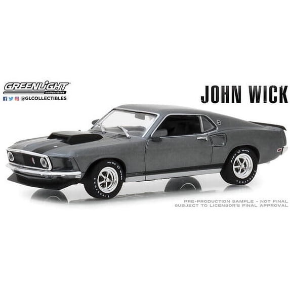 GreenLight Collectibles - 1:43 John Wick (2014) - 1969 Ford Mustang BOSS 429, Greenlight Collectib, Gifts