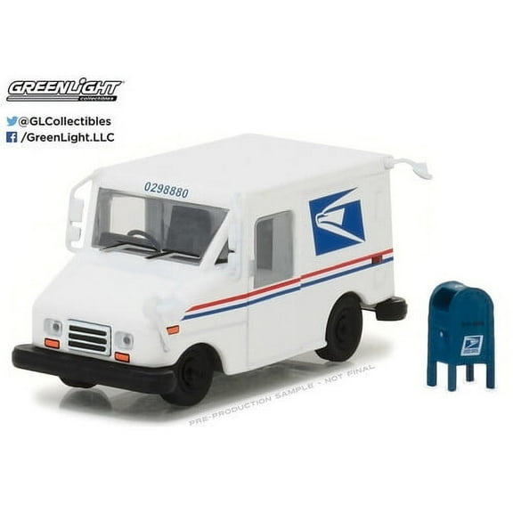 GreenLight Collectibles - 1:64 United States Postal Service (USPS)Long-Life Postal Delivery Vehicle, Greenlight Collectib, Gifts