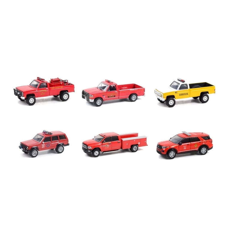 GreenLight Fire & Rescue Series 1 Set of 6 Die-Cast Vehicles 1/64