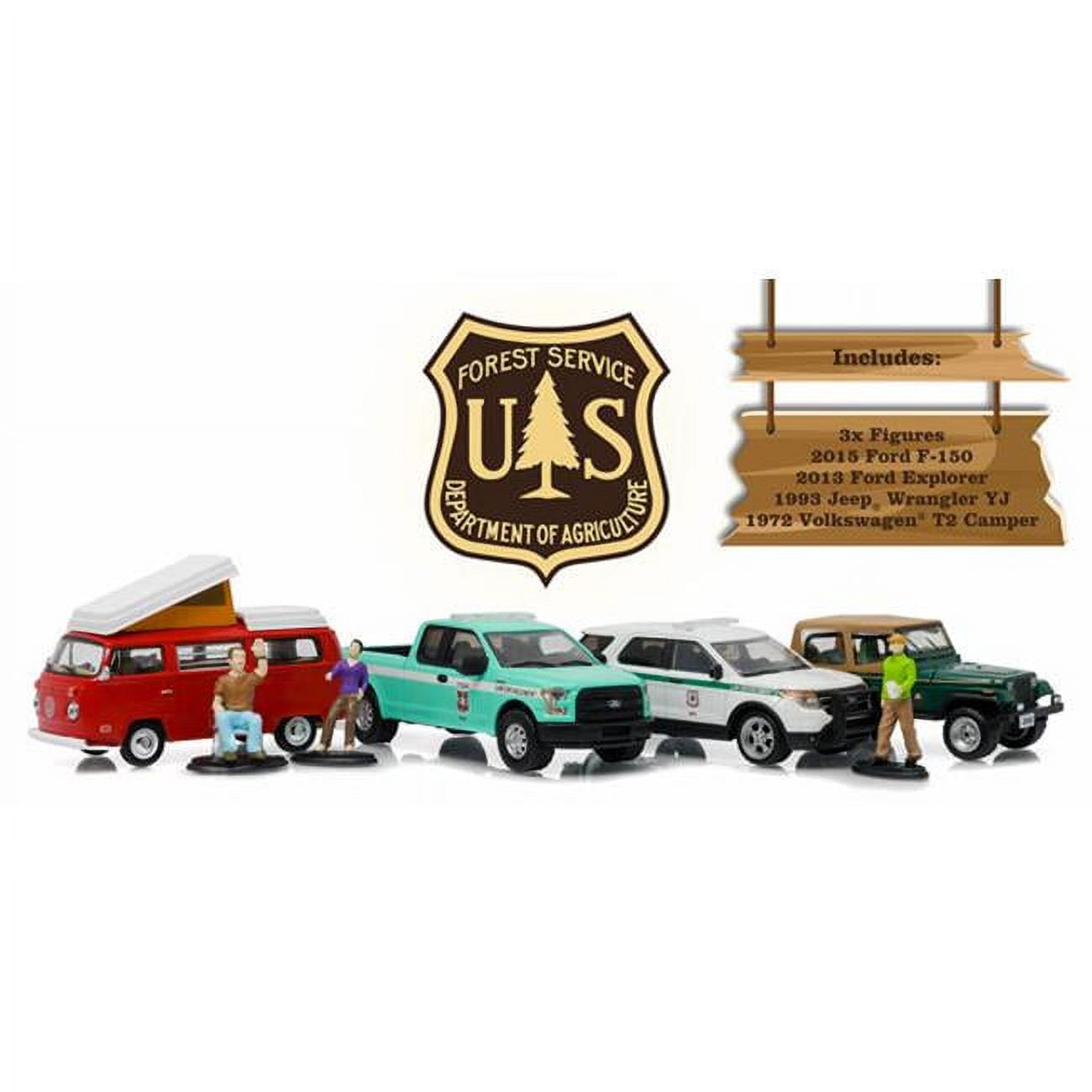 GreenLight GRE58031 US Forest Service - Camping Cruisers Diorama