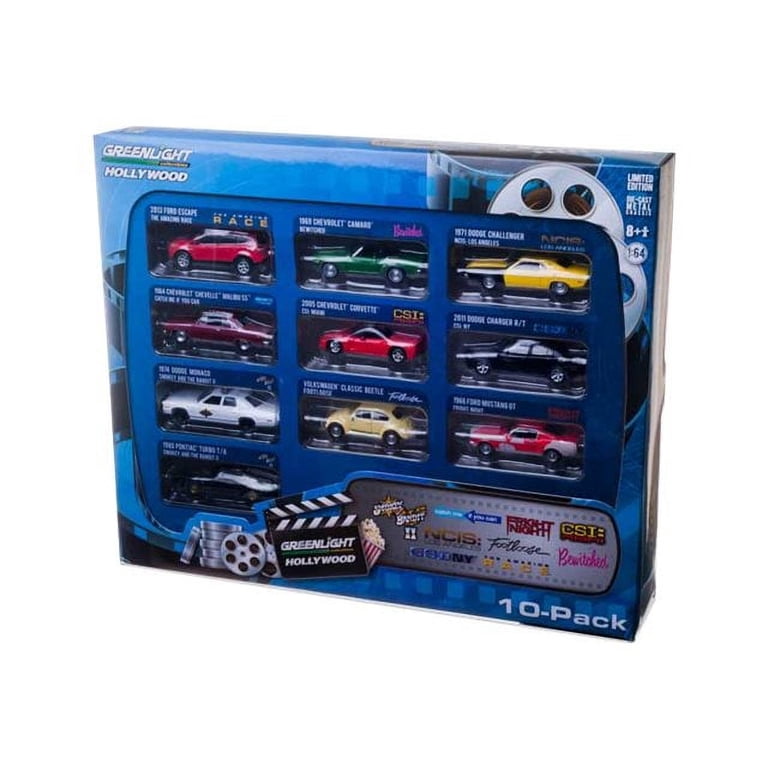 Hollywood 10-Car Collector Case Set Series 1 1/64 Diecast Model